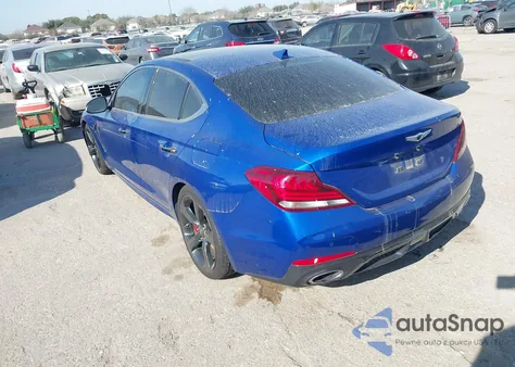 2019 Genesis G70 z USA, uszkodzony, nr VIN KMTG34LE9KU019891